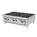 Migali C-HP-6B-36 36" Gas Hotplate w/ (6) Burners & Manual Controls,LP