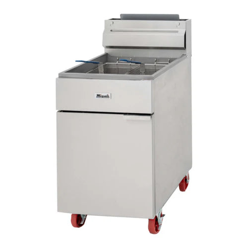 Migali C-F75E-LP 75 lb Energy Star Liquid Propane Fryer - 110,000 BTU