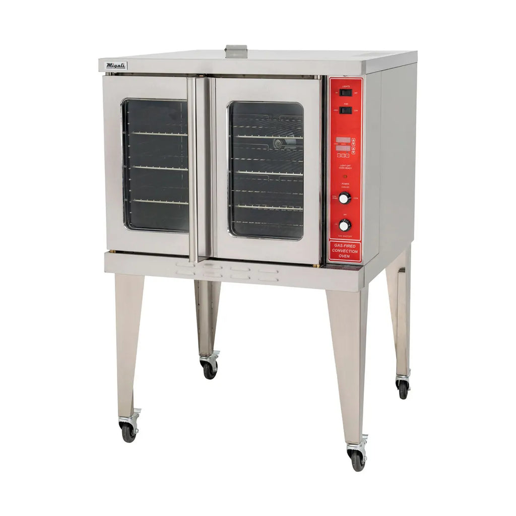 Migali C-CO1-LP Single Deck Full Size LP Gas Convection Oven, (5) Pans, 46.000 BTU