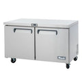 Migali C-U60R-HC 60 1/5" W Undercounter Refrigerator w/ (2) Sections & (2) Doors, 115v