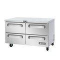 Migali C-U60R-D-HC 60 1/4" Competitor Series® Worktop Refrigerator w/ (2) Sections & (2) Drawers, 115v