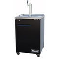 Migali C-DD23-1-HC 23 1/2" Kegerator Beer Dispenser w/ (1) Keg Capacity - (1) Column, Black
