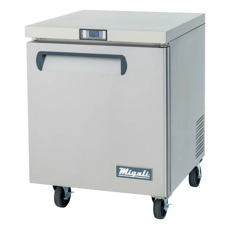 Migali C-U27R-HC 27 1/2" W Undercounter Refrigerator w/ (1) Section & (1) Door, 115v