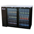 Migali C-BB48G-HC 48 3/4" Bar Refrigerator - 2 Swinging Glass Doors, 115v