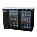 Migali C-BB48G-HC 48 3/4" Bar Refrigerator - 2 Swinging Glass Doors, 115v
