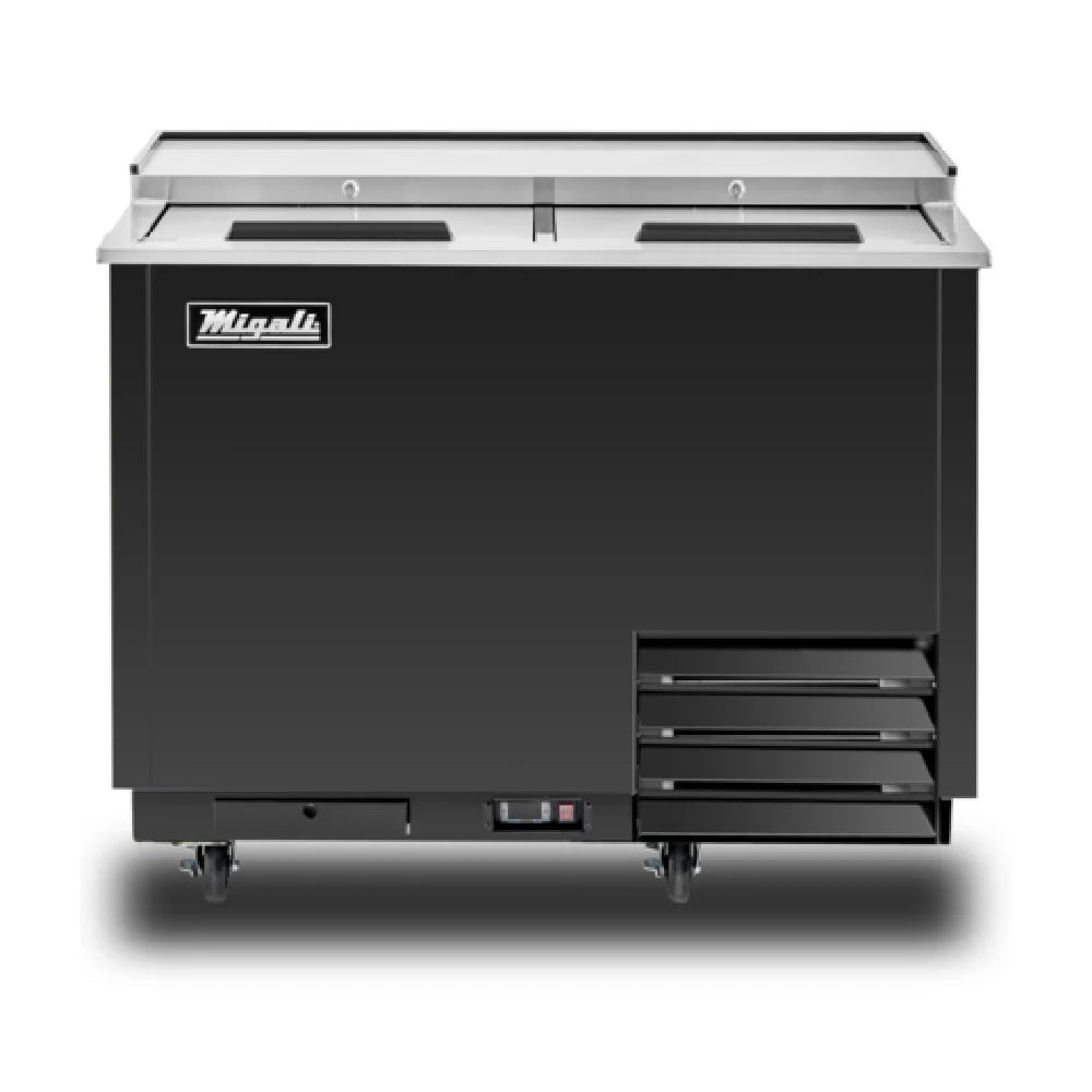 Migali C-GF50-HC 60 4/5" Bar Refrigerator - 2 Swinging Glass Doors, 115v