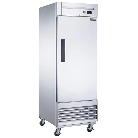 D28F Single Door Commercial Freezer in Stainless Steel