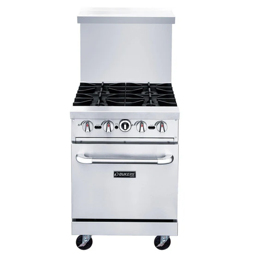 DCR24-4B 24" Gas Range with Four (4) Open Burners