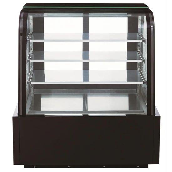 DDM48R-CB Curved Glass 48" Cake Showcase