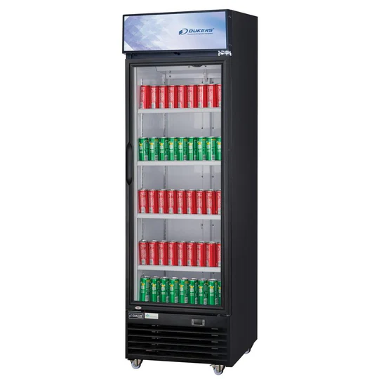 DSM-15R Commercial Single Glass Swing Door Merchandiser Refrigerator