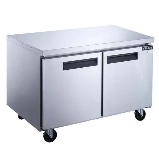 DUC36F 2-Door Undercounter Freezer in Stainless Steel