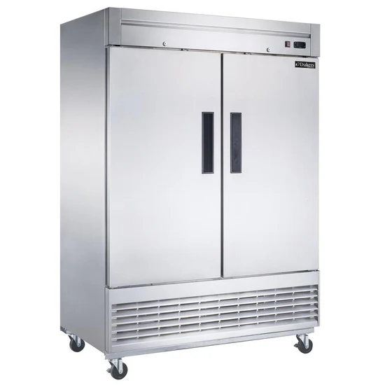 D55R 2-Door Commercial Refrigerator in Stainless Steel