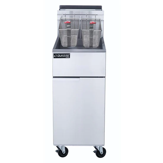 DCF4-NG Natural Gas Fryer with 4 Tube Burners