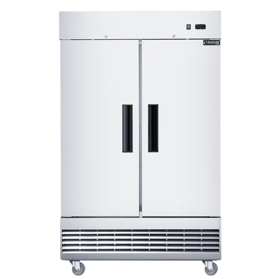D47ER Compact 2-Door Commercial Refrigerator in Stainless Steel