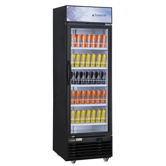 DSM-15R Commercial Single Glass Swing Door Merchandiser Refrigerator