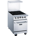 DCR24-4B 24" Gas Range with Four (4) Open Burners