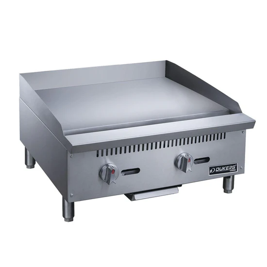 DCGT24 24 in. Thermostatic Griddle with 2 Burners